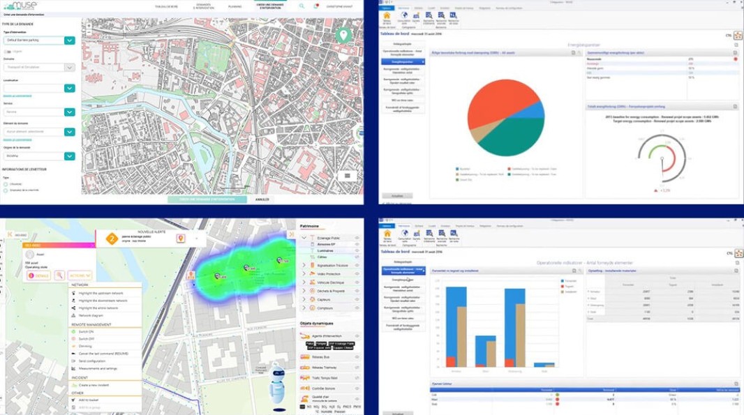 Muse's interface, en platform til offentlig belysning