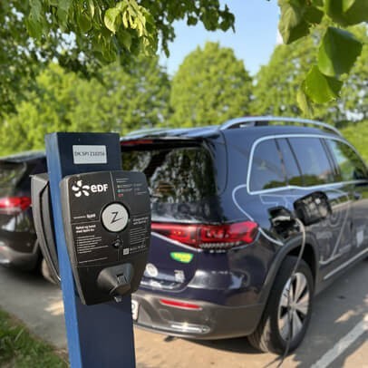 EDF in Denmark: electric vehicle charging station