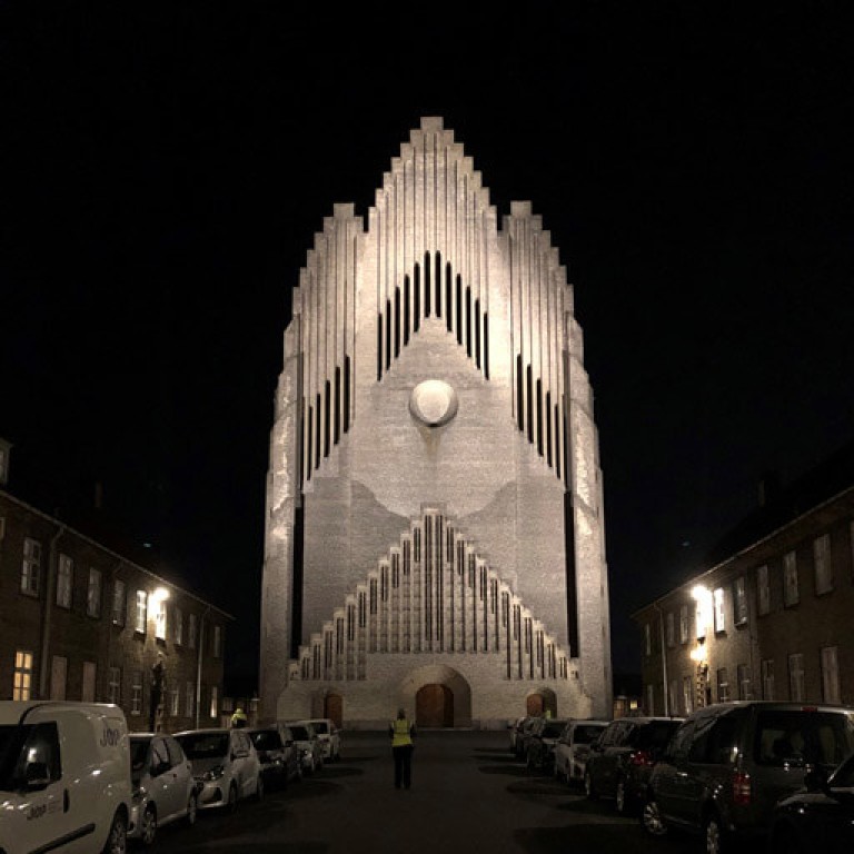 EDF in Denmark: Hillerød artistic lighting
